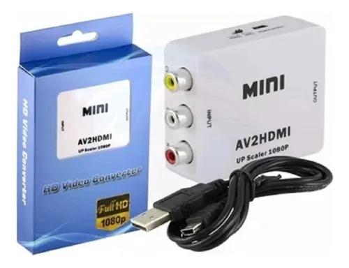 Convertidor De Rca A Hdmi Vhs Camara